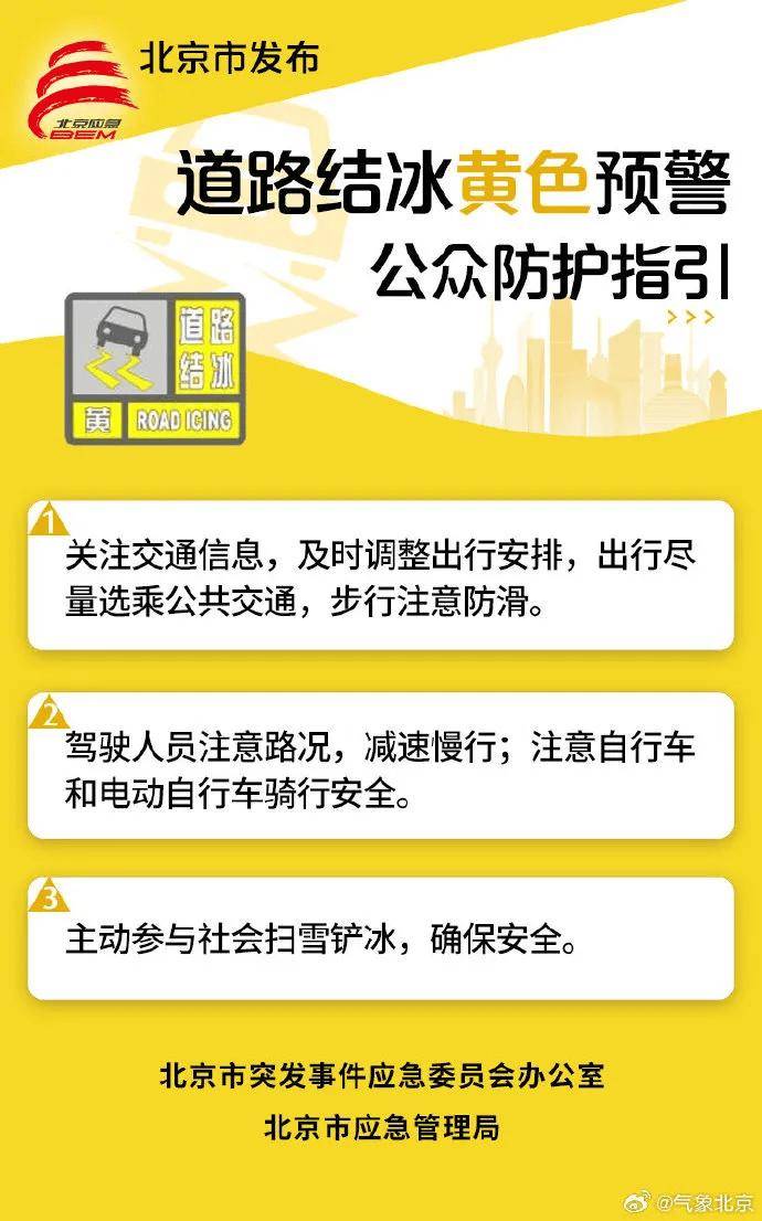 足球平台出租 _北京下雪啦！可能要下到前半夜足球平台出租 ，道路结冰黄色预警中