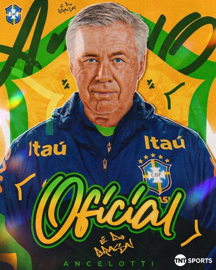 皇冠信用网代理注册_官宣皇冠信用网代理注册！安切洛蒂执教巴西国家队 率桑巴军团征战2026世界杯